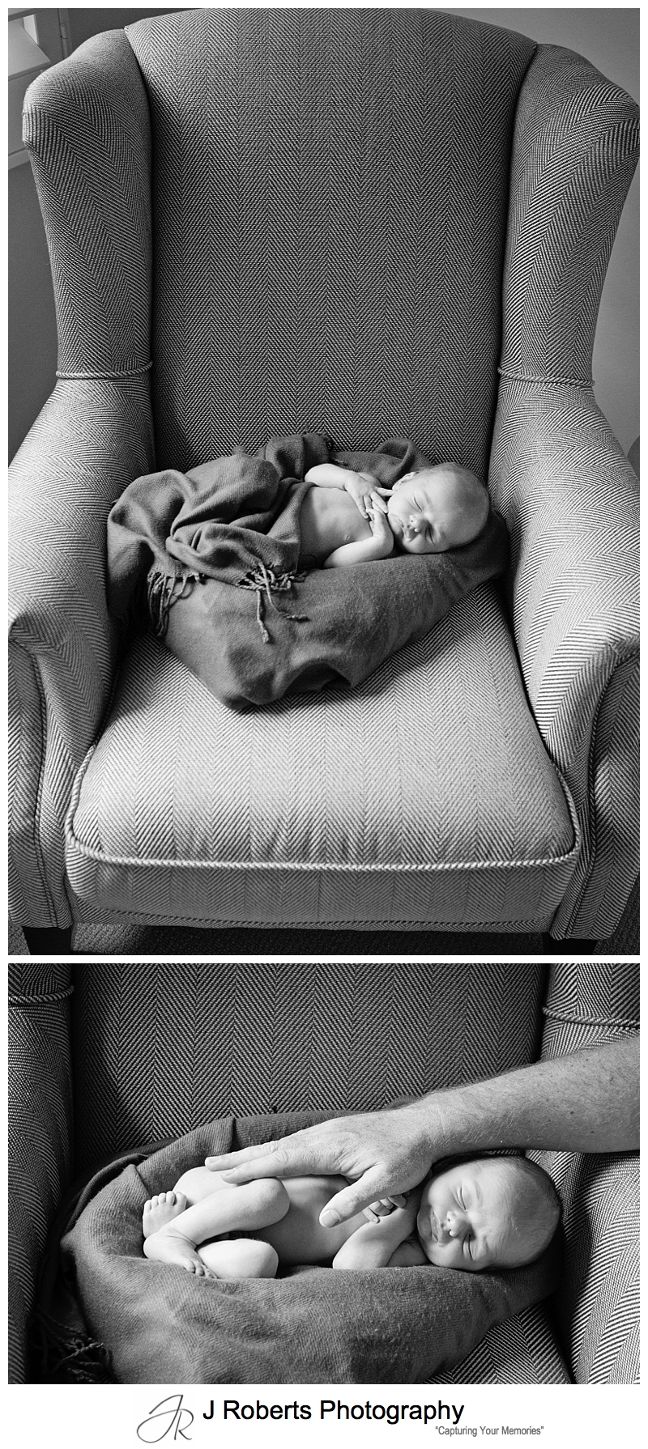 Newborn Baby Portrait Photography Sydney - Family Home Seaforth